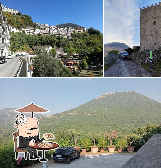 Goditi la vista dagli esterni di Castello dei Principi | Ristorante Albergo Viggianello