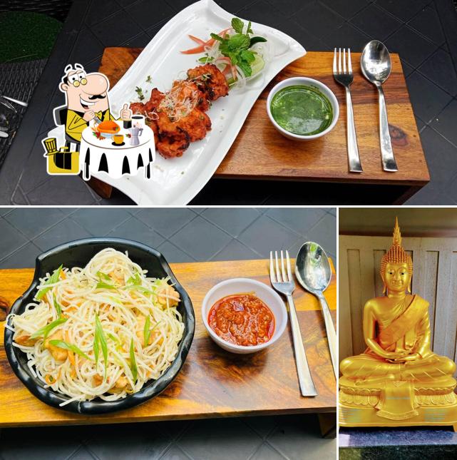 The restaurant's food and exterior