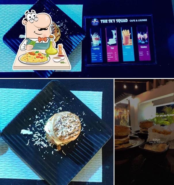Food at THE SKY SQUAD CAFE AND LOUNGE