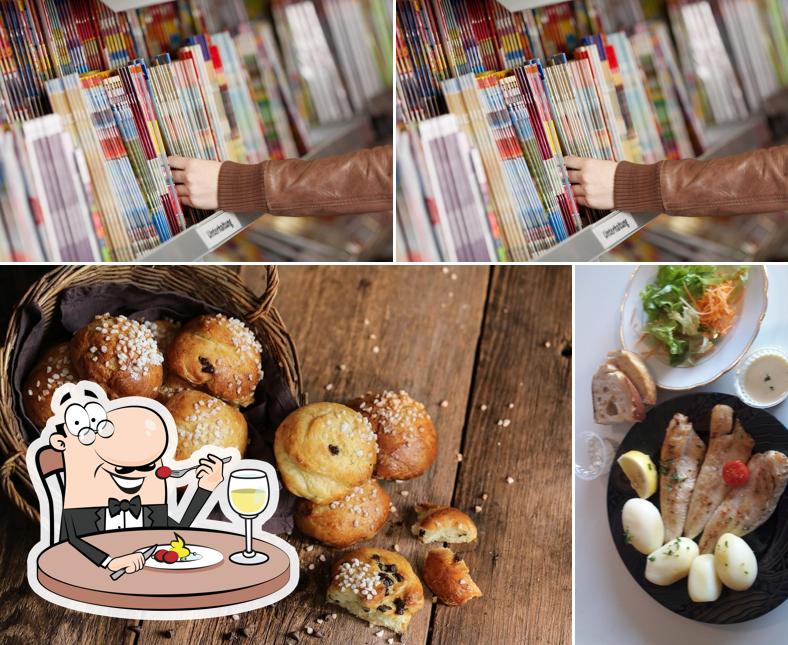 La immagine di cibo e interni da Le Kiosque