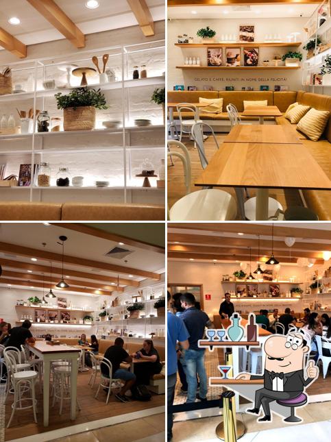 O interior do Bacio di Latte - Iguatemi Alphaville