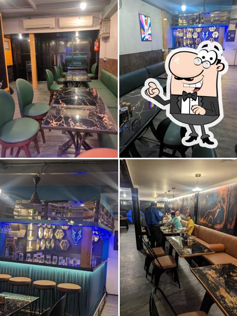 The interior of Mystic Wolf - Eatery And Bar