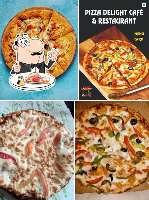 At Pizza Delight Cafe & Restaurant, you can enjoy pizza