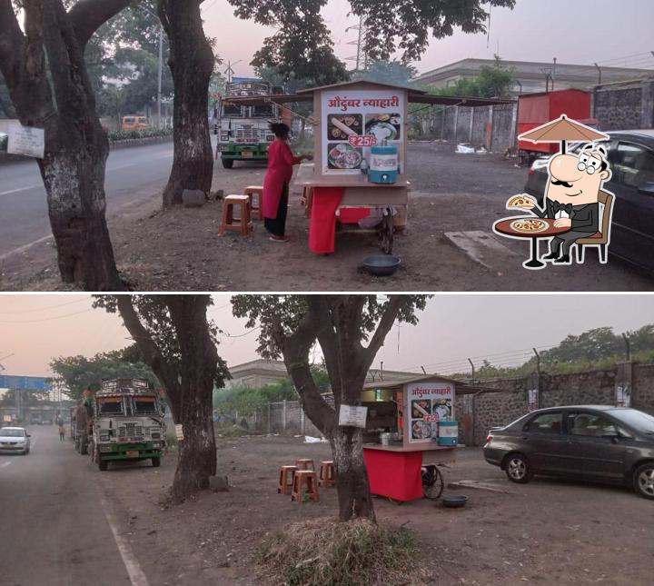 Enjoy the view outside P2 FOOD TRUCK by Audumbar Nyahari South Indian and sandwiches