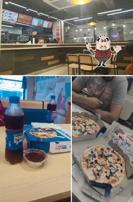 Among various things one can find food and interior at Domino's Pizza Civil Lines, Gurdaspur
