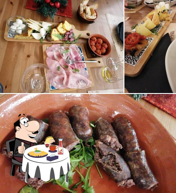 Piatto di formaggi al A Casa Mia