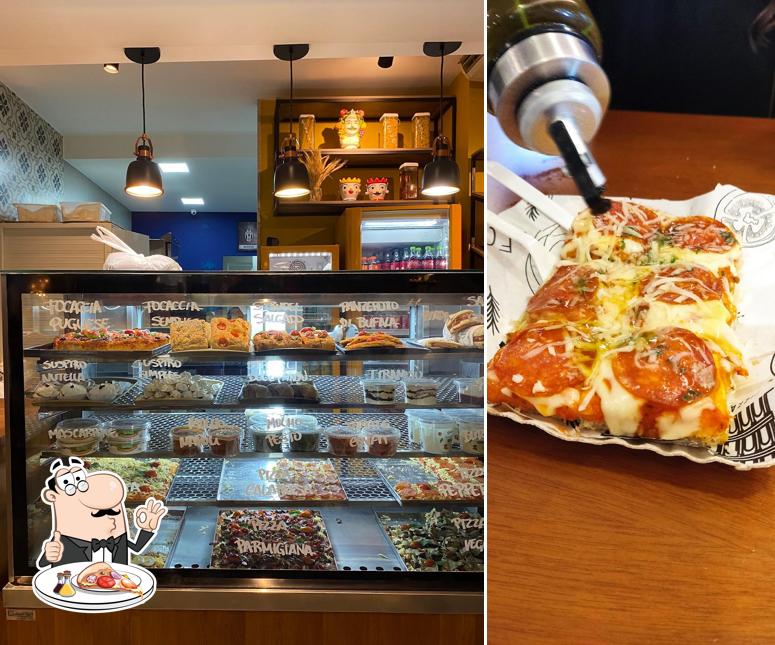 No Forneria Roma, você pode degustar pizza