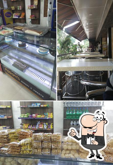 The interior of Appam's Bakery and Sweets