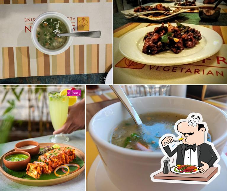 Food at Saffron Vegetarian Cuisine
