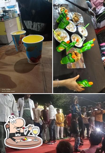 This is the image displaying food and exterior at Hotel Ashoka