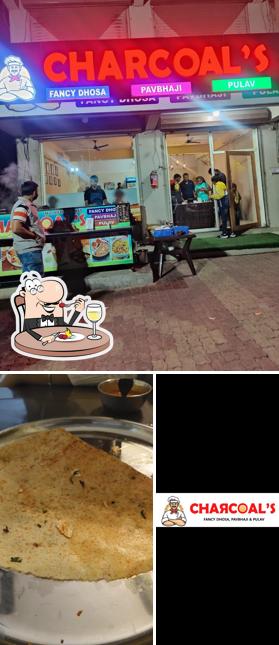 Meals at Charcoal's Fancy Dhosa and Pavbhaji