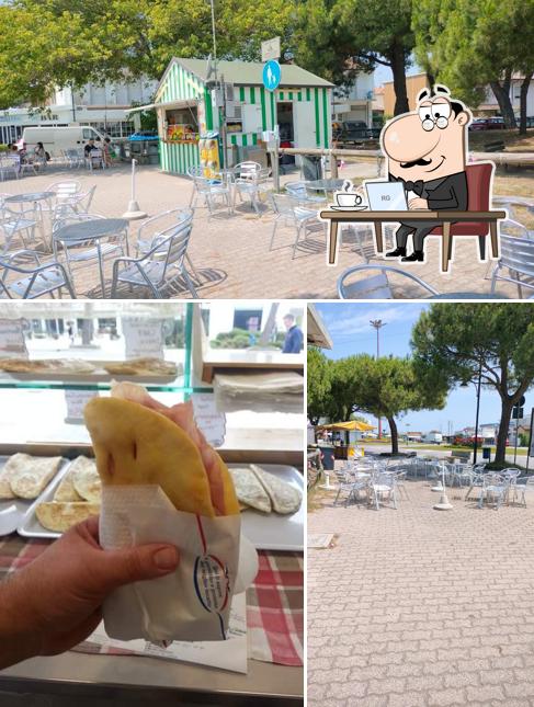 Guarda la immagine che mostra la interni e cibo di Piadineria Ferretti...dal 1982