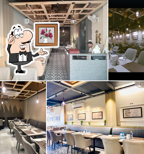 The interior of Kake Da Hotel Ludhiana