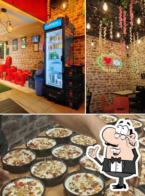 Among various things one can find interior and food at Natraj Panipuri 1984