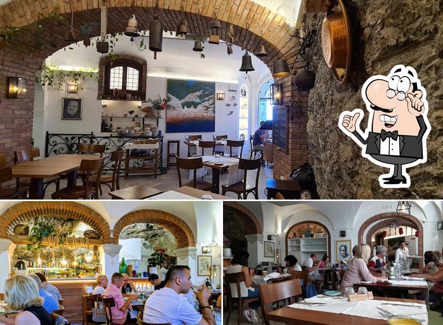 Gli interni di Da Vincenzo Positano