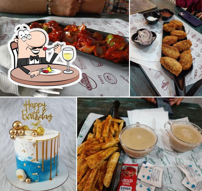 Meals at Licious bakery and cafe