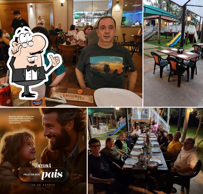 Veja imagens do interior do Espaço Tangerina Pizzaria