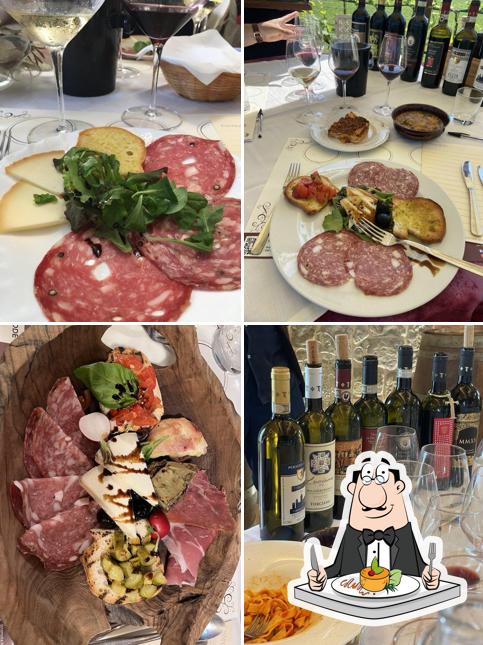Platti al Ristorante Tenuta Torciano