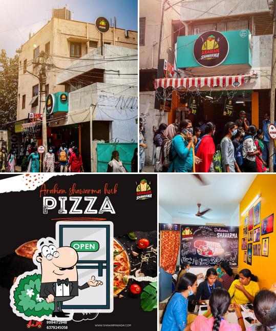 The exterior of Arabian Shawarma Hub