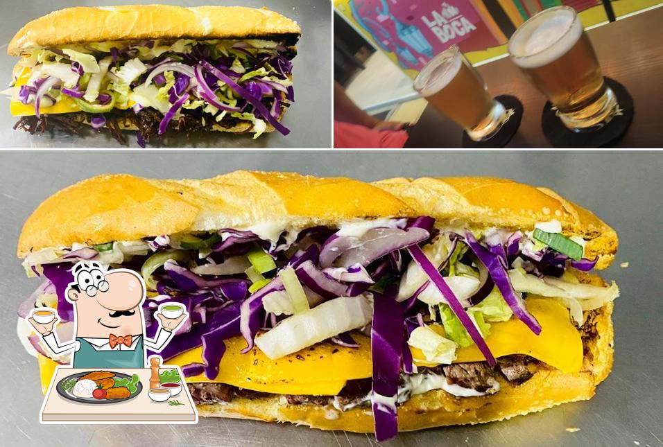 Platos en La Boca Sandwicheria