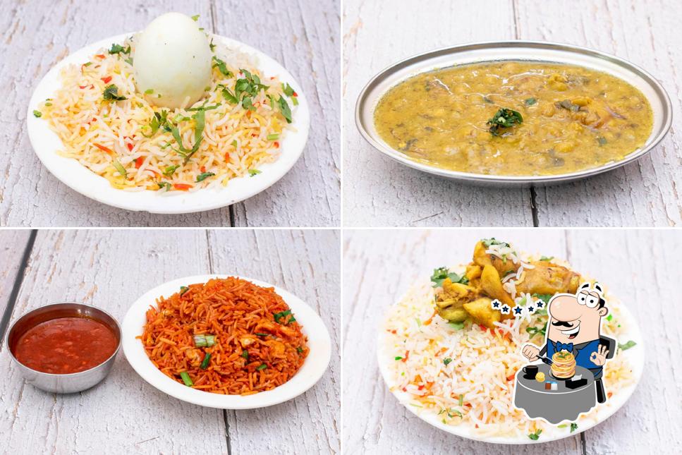 Food at New India Restaurant