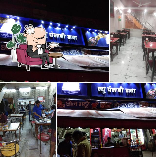 The interior of M.N Punjabi Dhaba