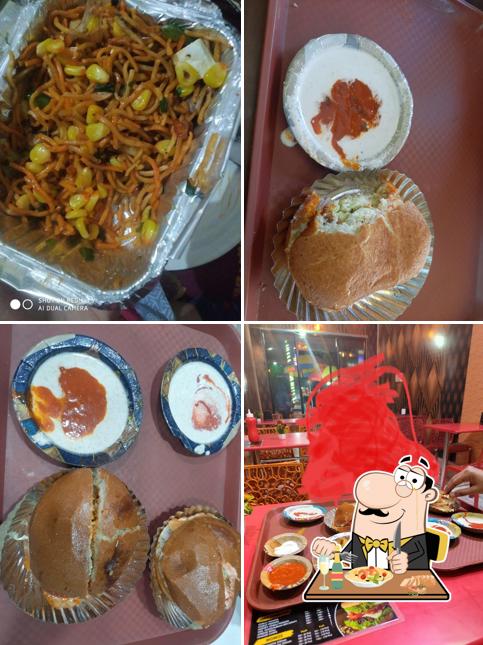 Pad thai at Moolchand Burger Wala