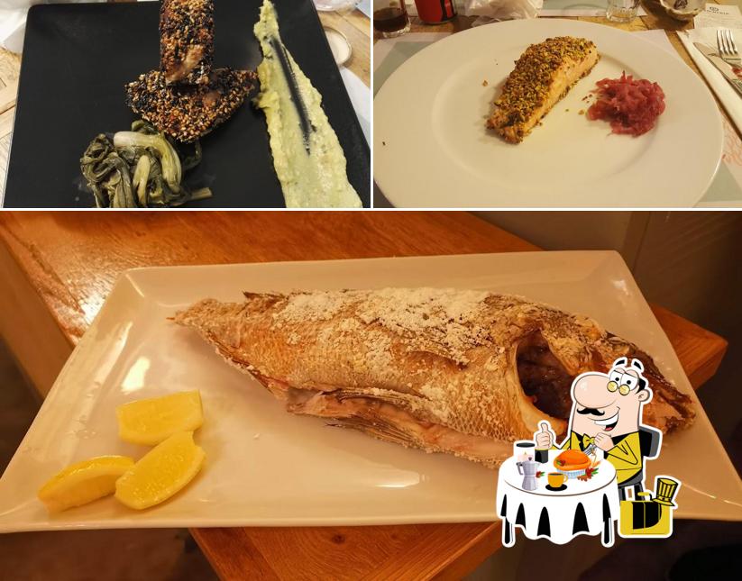 Cibo al Pescheria Con Cottura