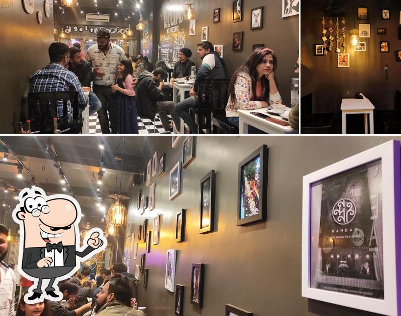 Take a seat at one of the tables at Salt Pepper