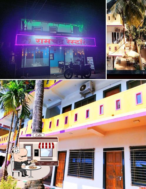 Enjoy the view at the outside area of Kaka Home Stay Tarkarli Beach Malvan