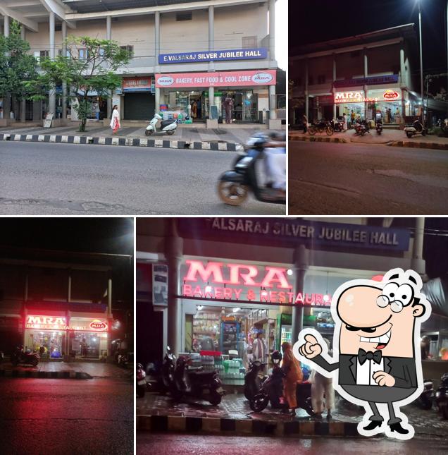 The exterior of MRA Bakery, Fast food & Cool Zone (Mahe Church)