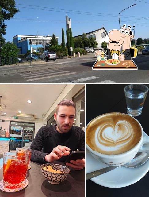 Questa è la immagine che presenta la cibo e esterno di Cream Cafè