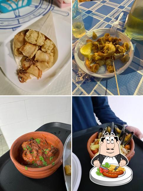 Cibo al Cuopperia Fucci pescheria mareblu
