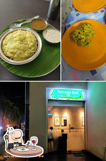 Among various things one can find food and exterior at Komala Vilas