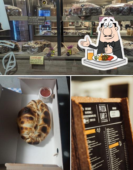 Tra le diverse cose da PizzaLab si possono trovare la cibo e esterno