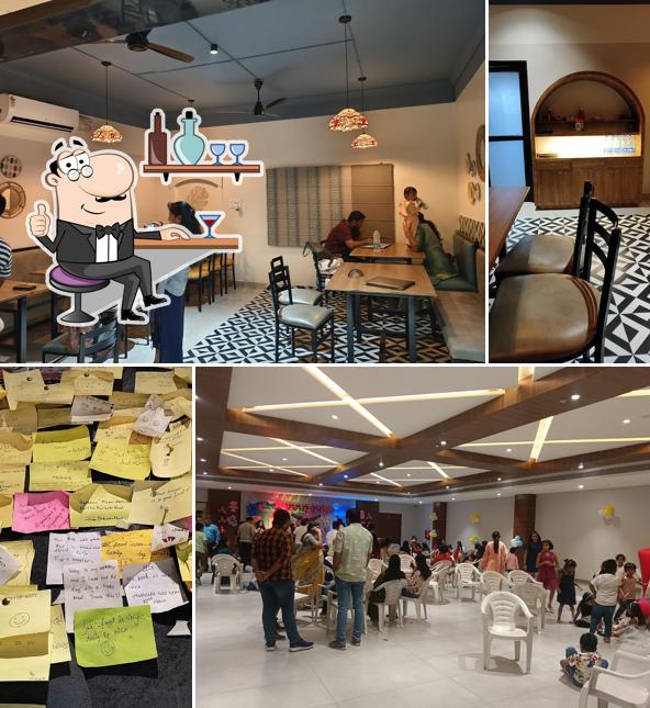 The interior of Shriji Rasoi the dhaba