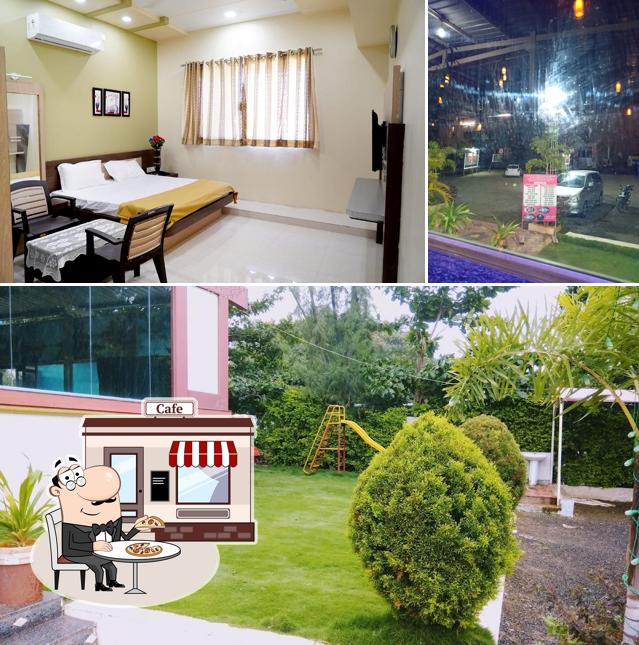 You can get some fresh air at the outside area of Hotel Pranav Lodging