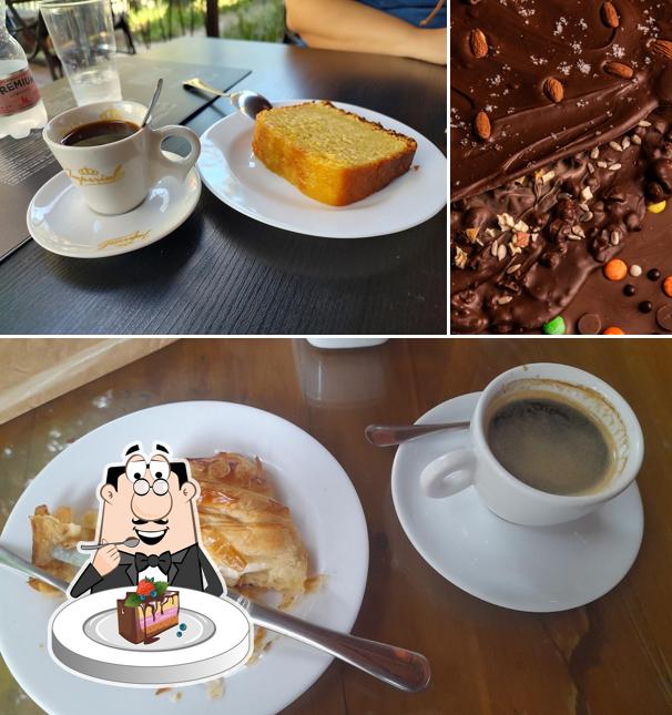 Bolo de chocolate em Chez Bonbon