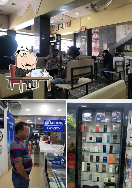 The interior of Swagat Resturant