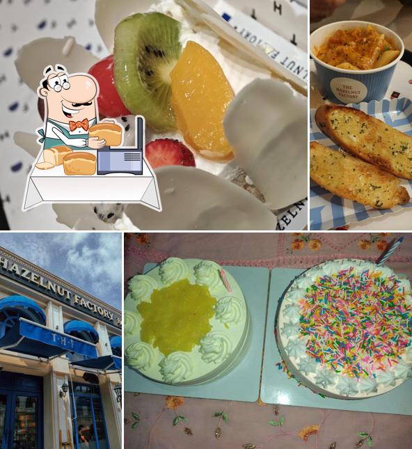 Garlic bread at The Hazelnut Factory