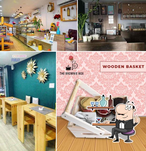 The interior of Brownie Box