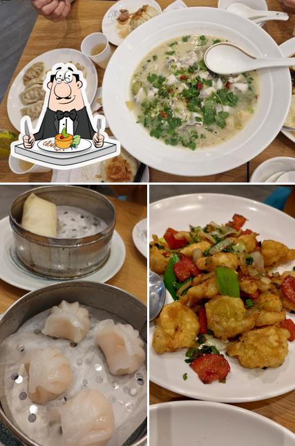 Ravioli cinesi a vapore al 一品轩Lamien &Dumplings