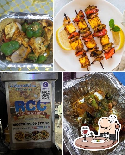 Food at Royal Chaap Corner