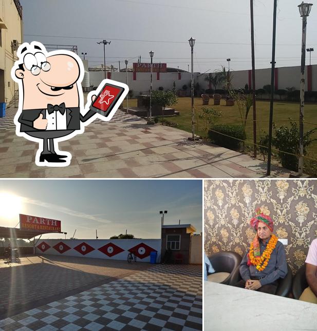 You can get some fresh air outside Parth Resort & Restaurant (Best Resort And Restaurant in Gangapur City)