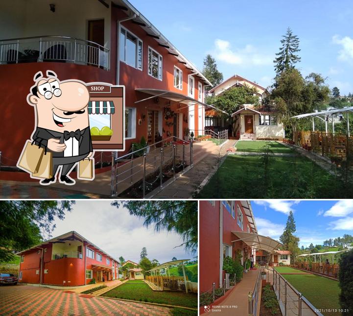 Check out the outside area of Lakshmi Retreat