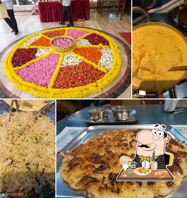 Food at New Woodlands Hotel