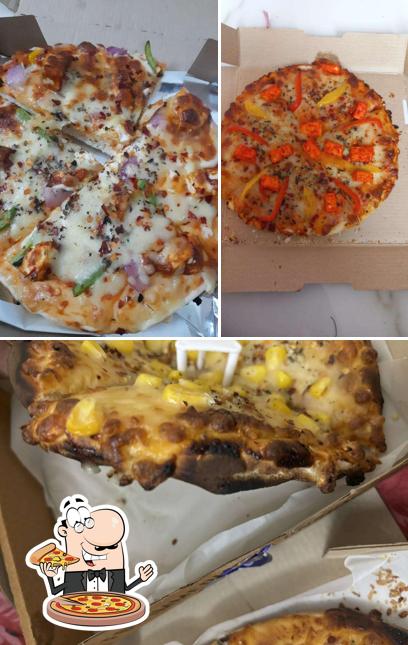 Pick different kinds of pizza