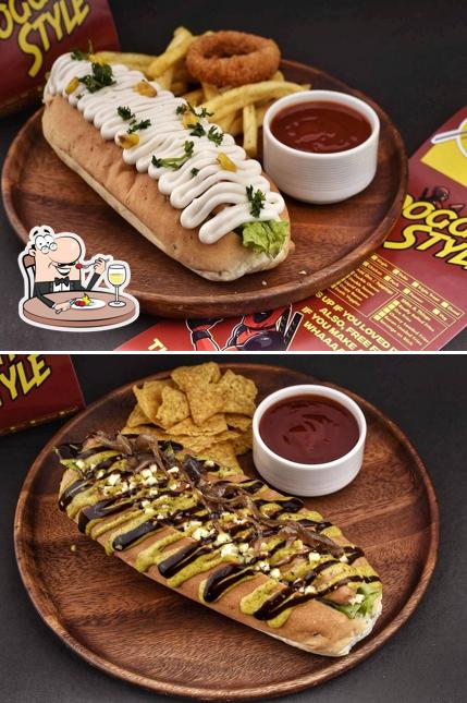 Food at Doggy Style Hot Dogs