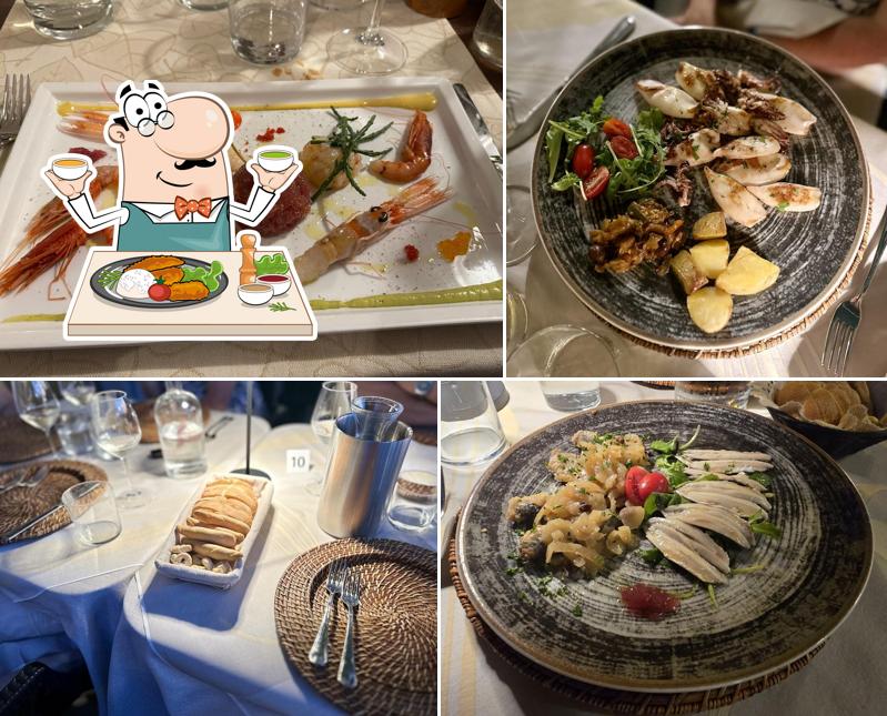 Cibo al Trattoria Al Nuovo Antico Pavone