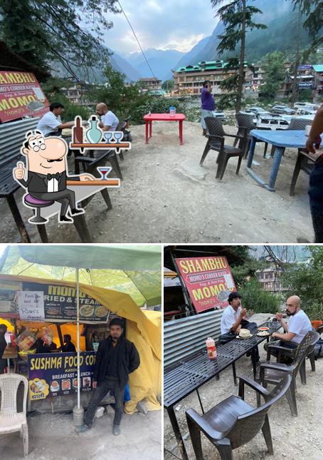 The interior of Shambhu Momo Corner